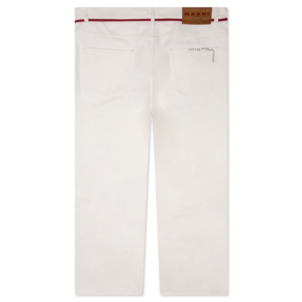 DRAWSTRING TROUSERS - LILY WHITE - 2