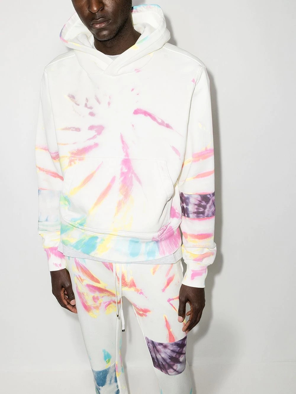 tie-dye cotton hoodie - 2