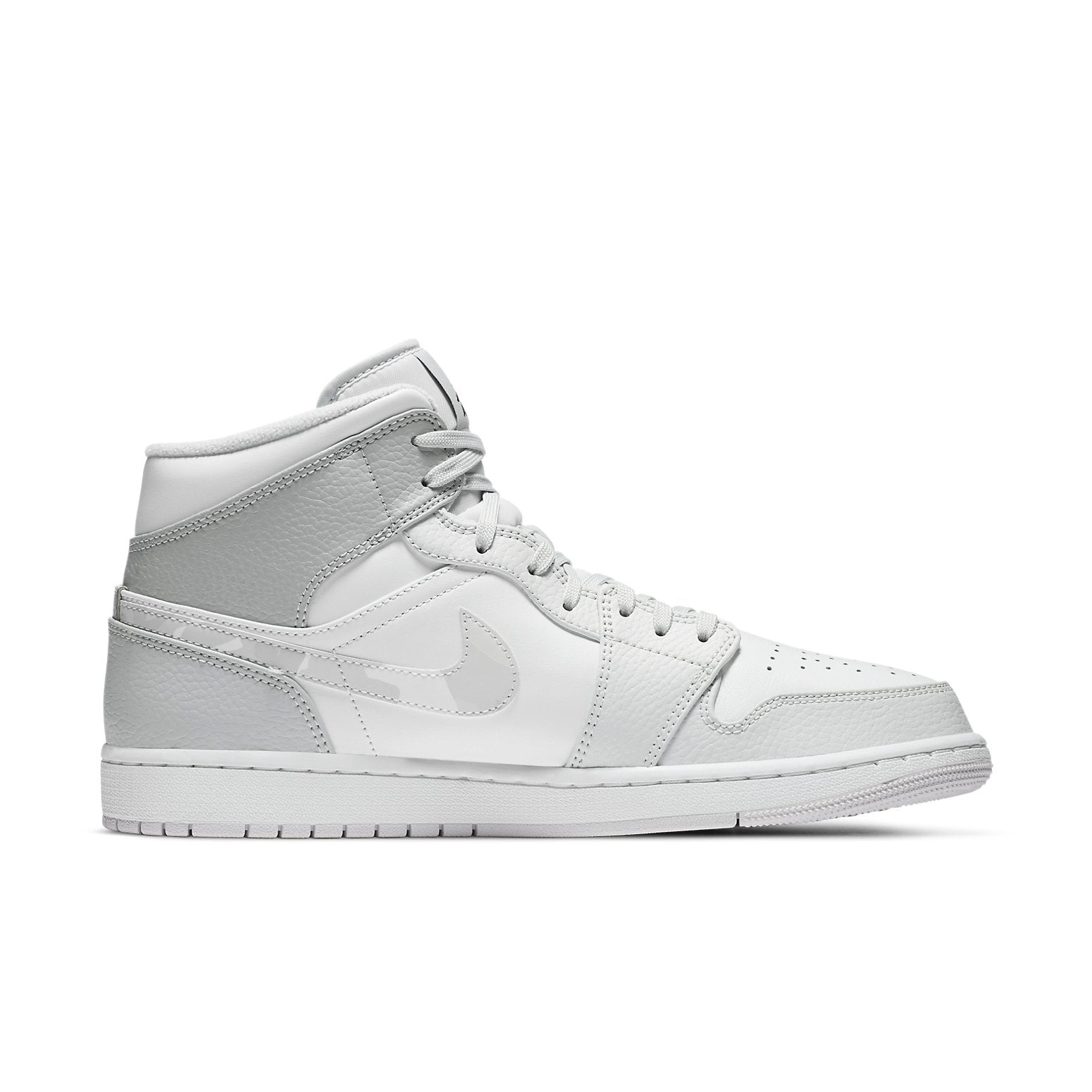 Air Jordan 1 Mid 'Swoosh Logo - Grey Camo' DC9035-100 - 2