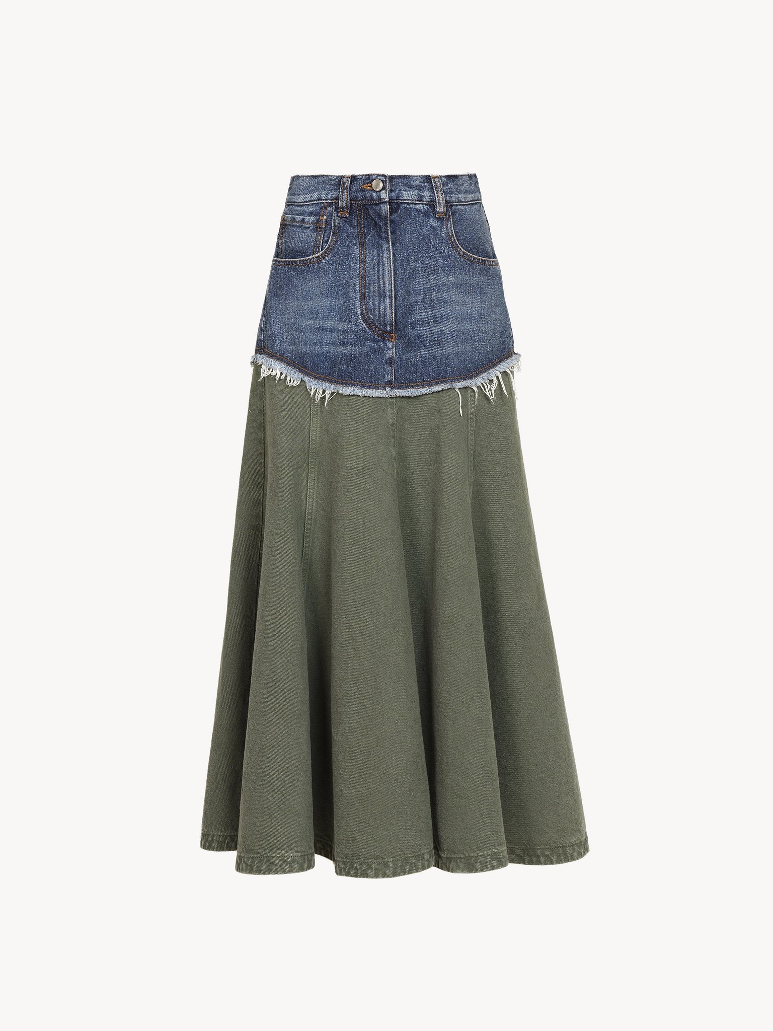 FLARED MAXI SKIRT - 3