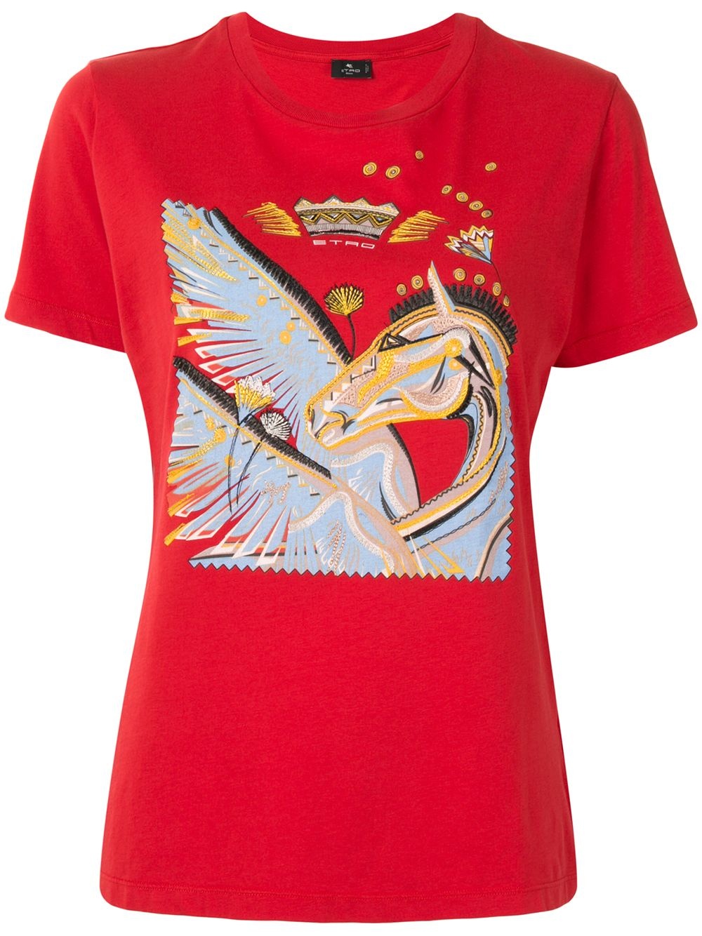 Pegaso print T-shirt - 1