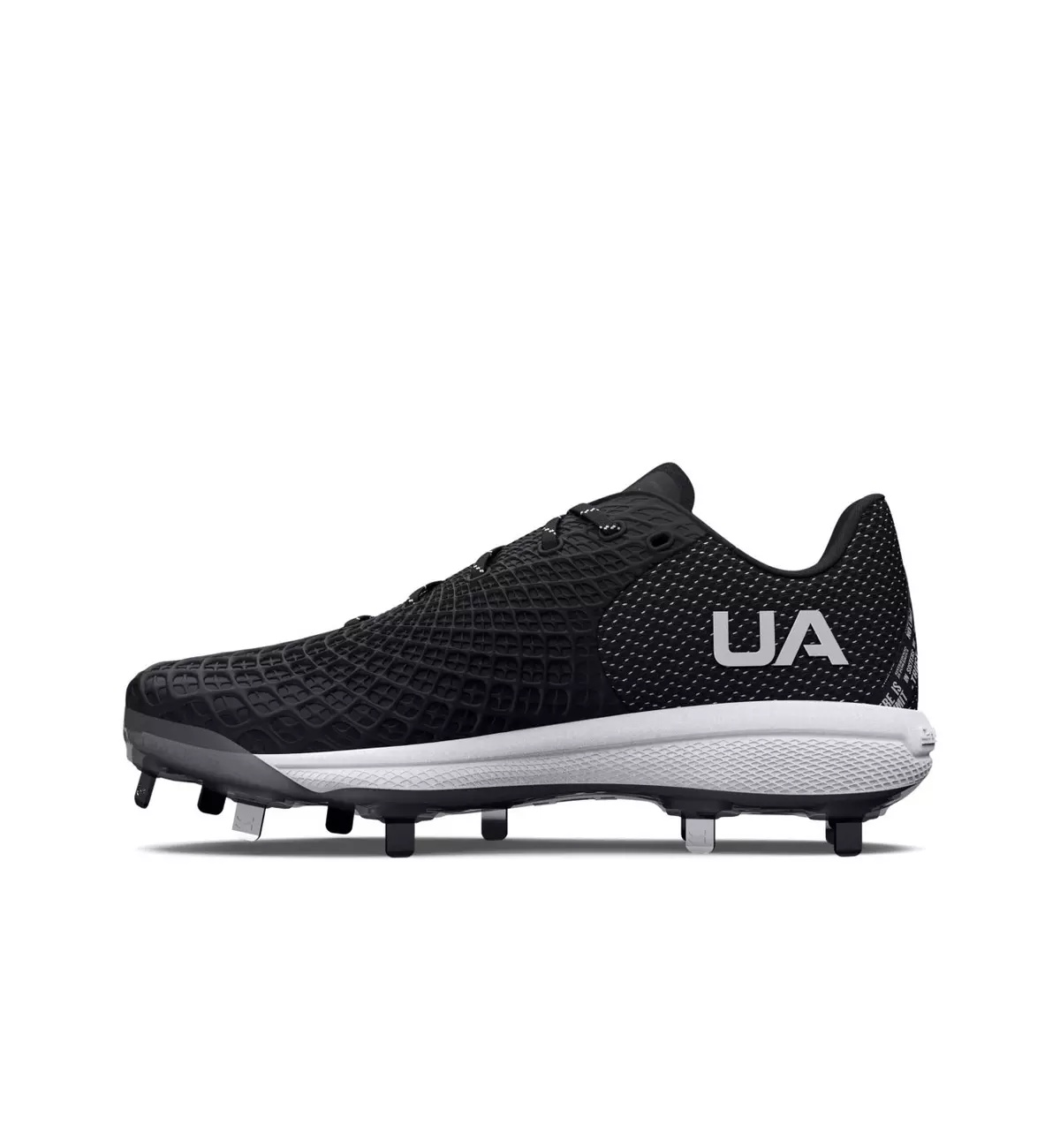 Glyde 2 MT "Black/Metallic Silver" Women's Softball Cleat - 2