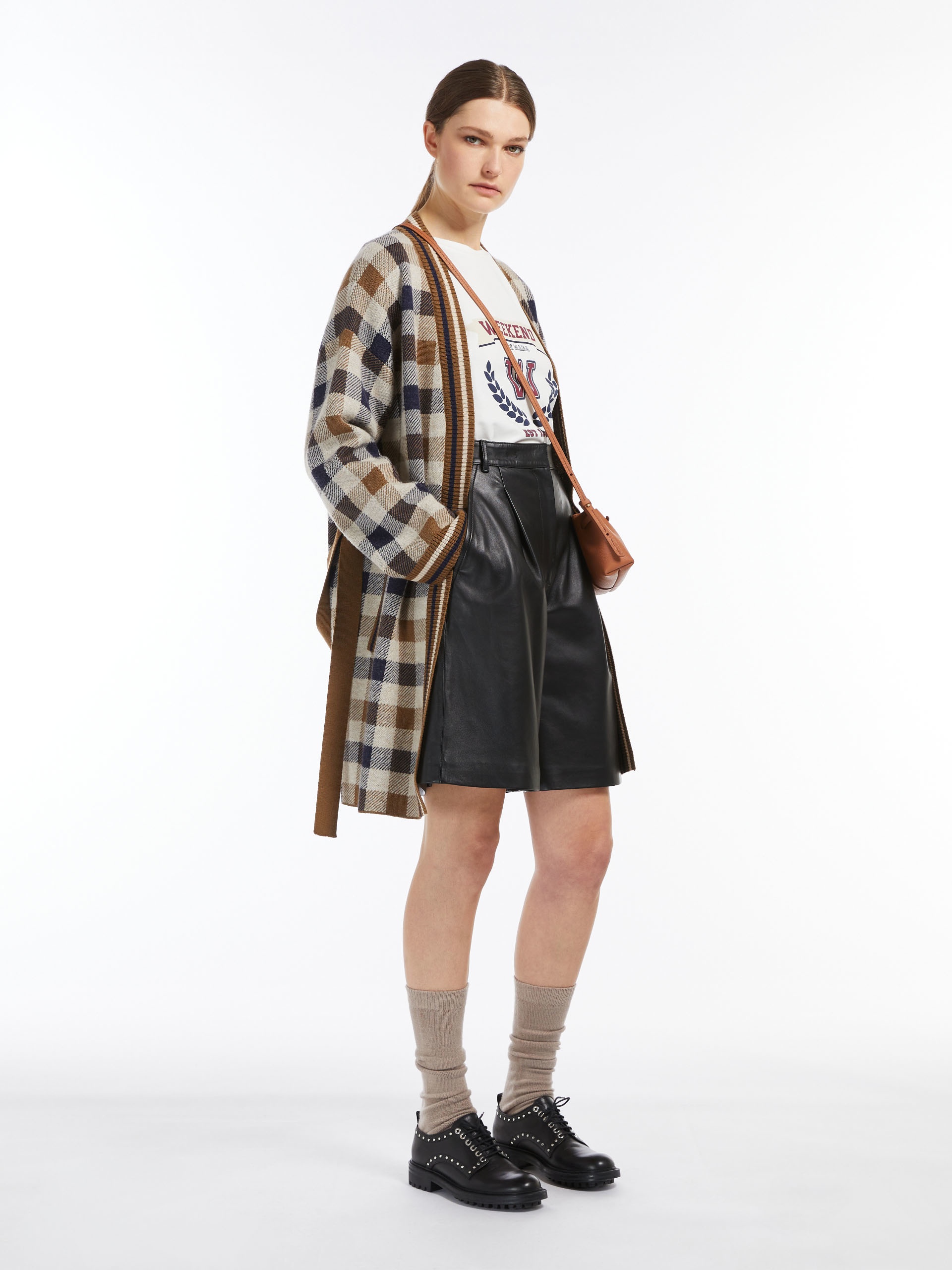 SVAGO Nappa leather Bermuda shorts - 2