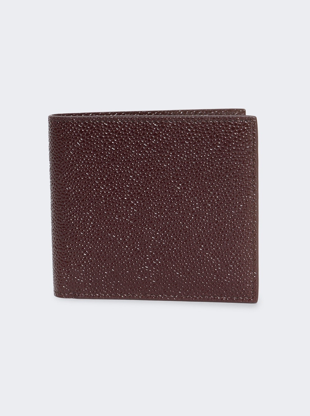 Billfold In Pebble Lucido Burgundy - 1