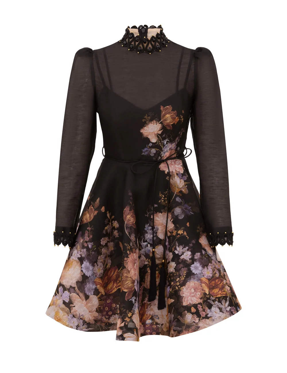 VALIANT EMBELLISH MINI DRESS - 1