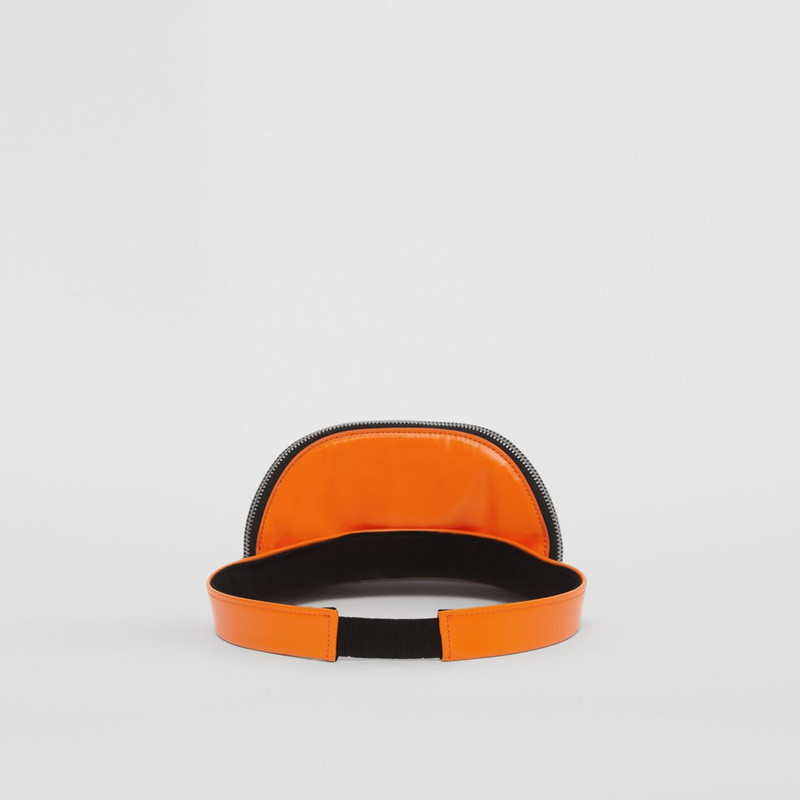 Rubberised Cotton Visor with Detachable Zip Pocket 7