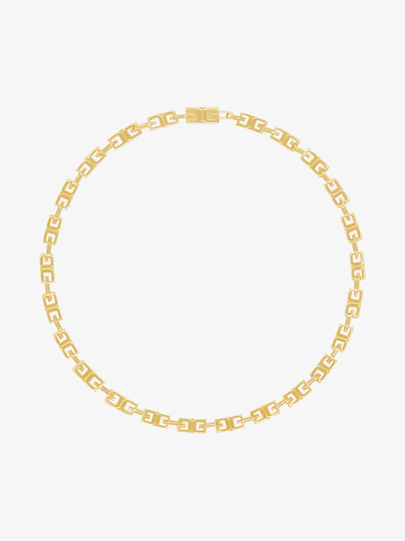 G CUBE NECKLACE IN METAL 1