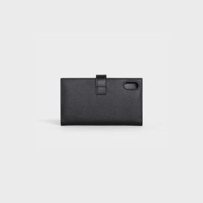 CELINE IPHONE X/XS FOLIO  IN  GRAINED AND SMOOTH CALFSKIN outlook