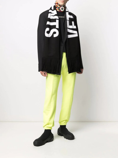 VETEMENTS elasticated track pants outlook