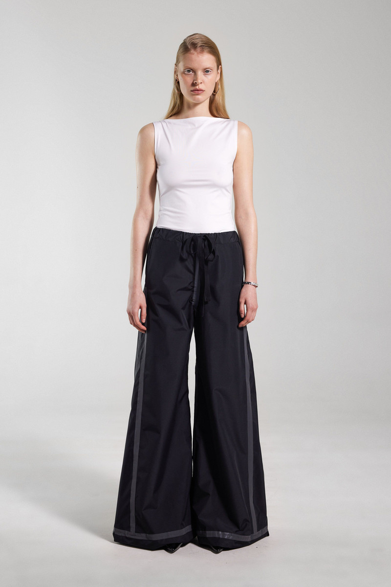 Stutterheim Karla Trousers Tape Black outlook