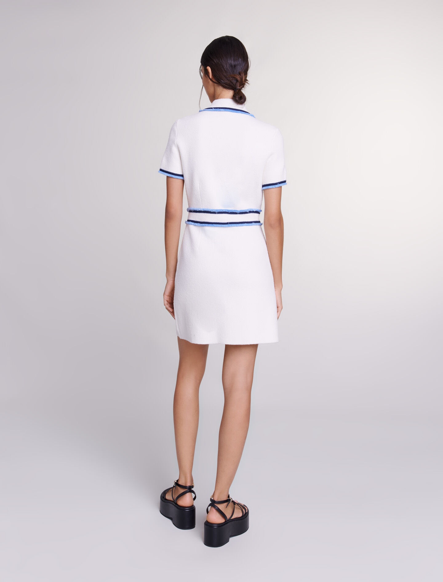 Short terry knit dress - 5
