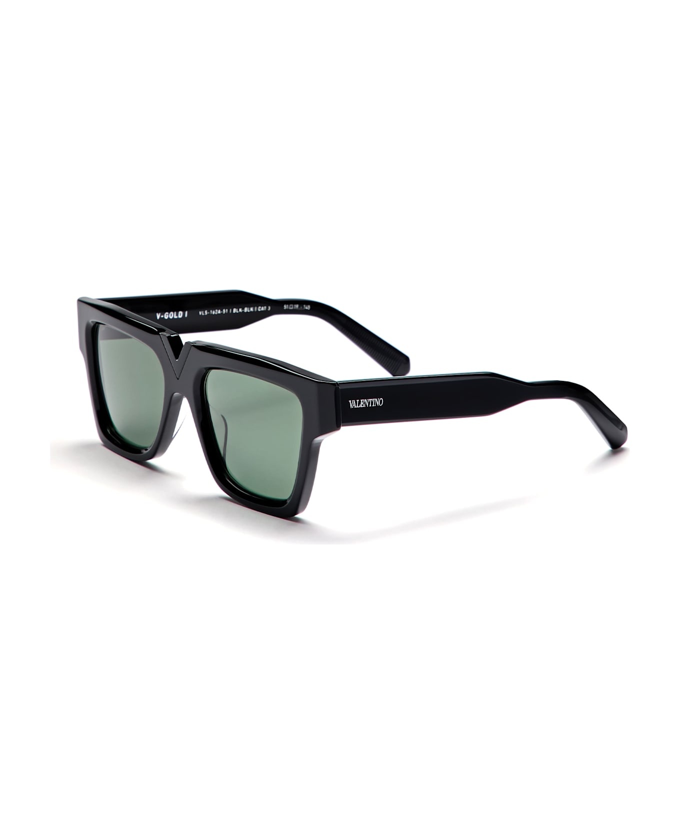 V-gold-i - Black Sunglasses - 2