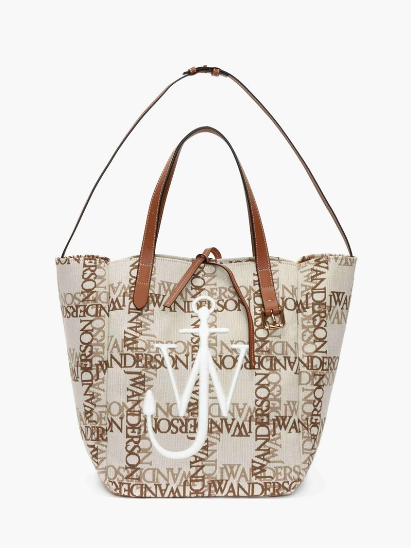 BELT TOTE BAG WITH LOGO GRID 5