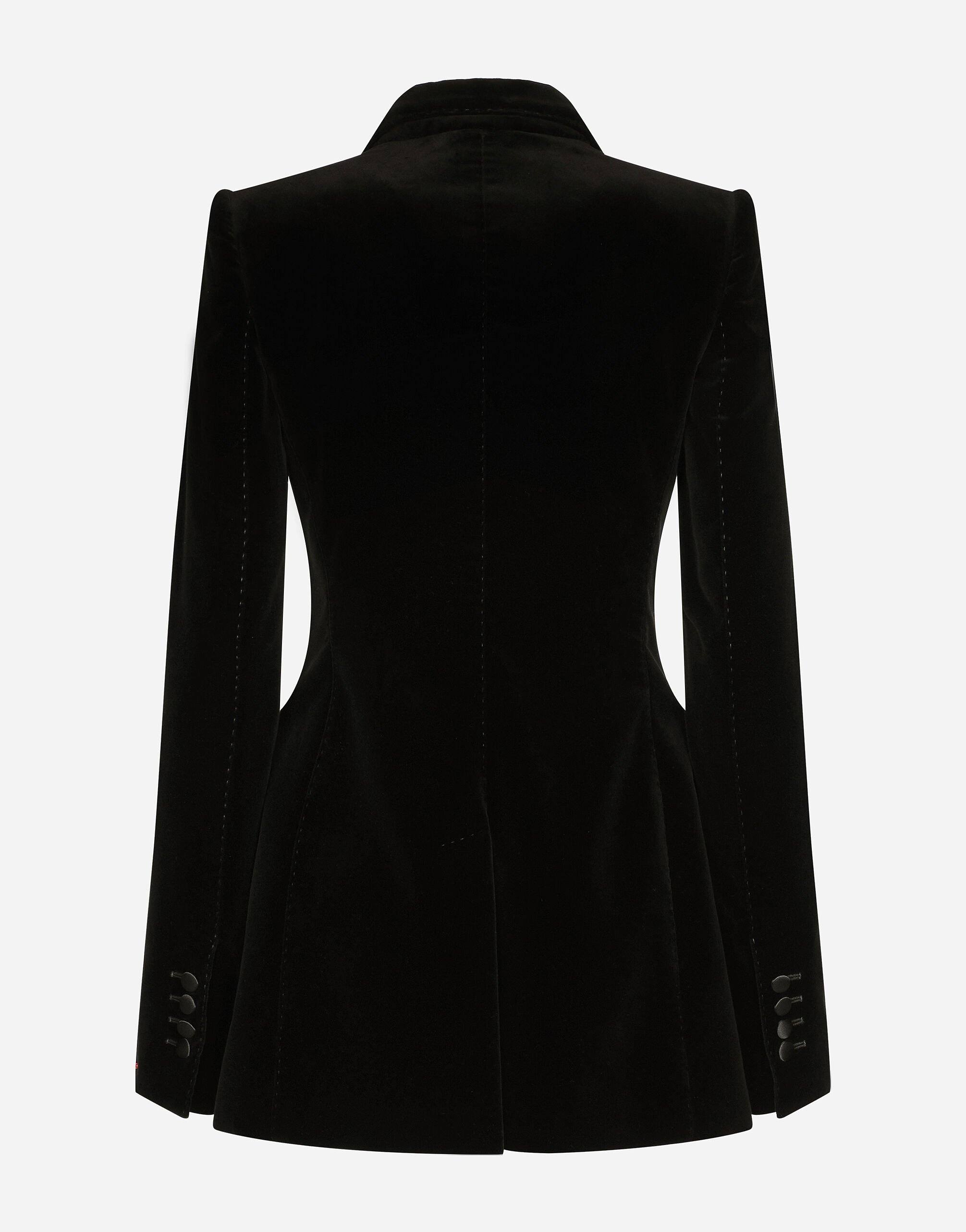 Velvet single-breasted Turlington tuxedo jacket - 2