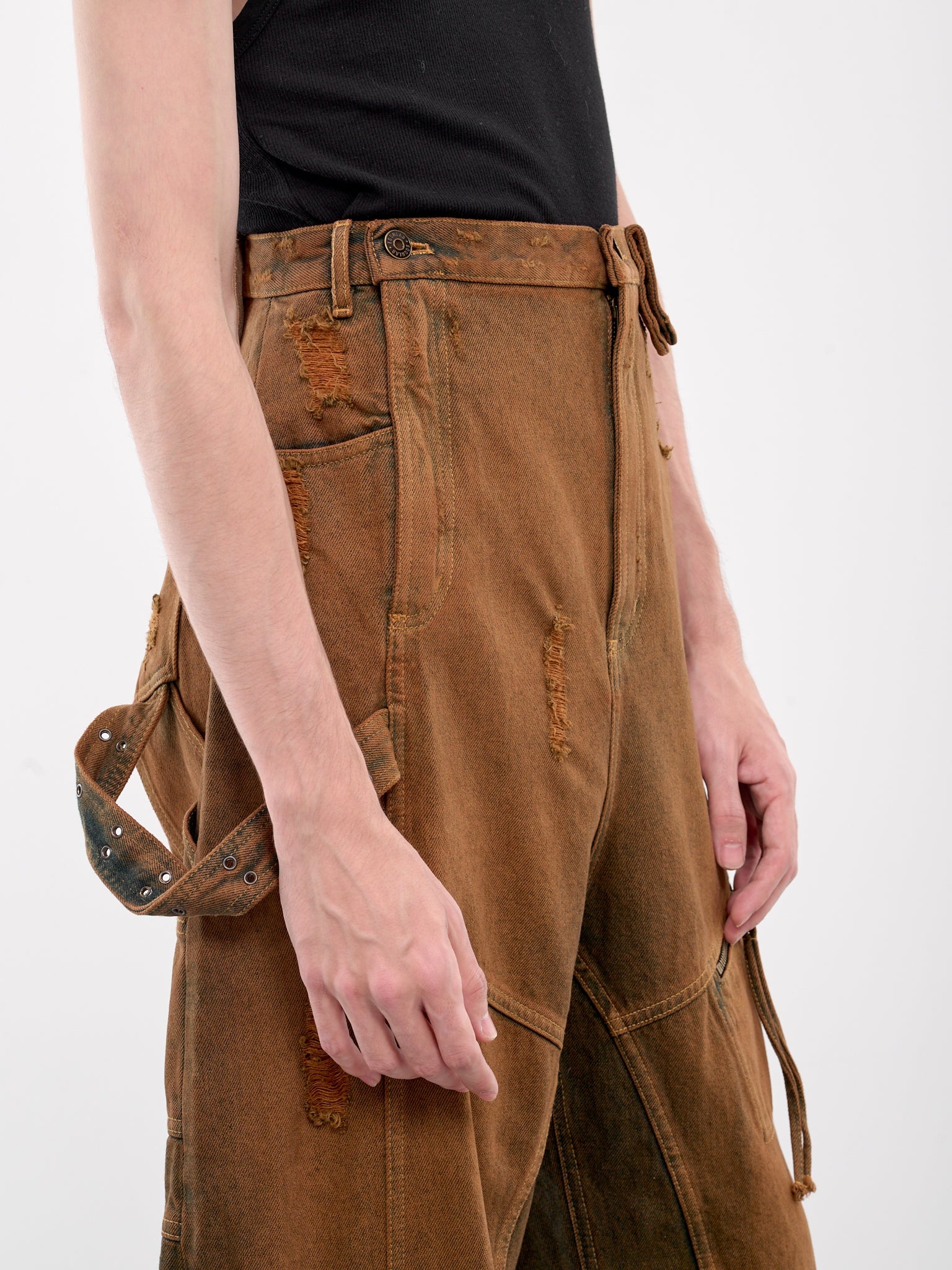 Cargo Elevated Denim Pants - 4