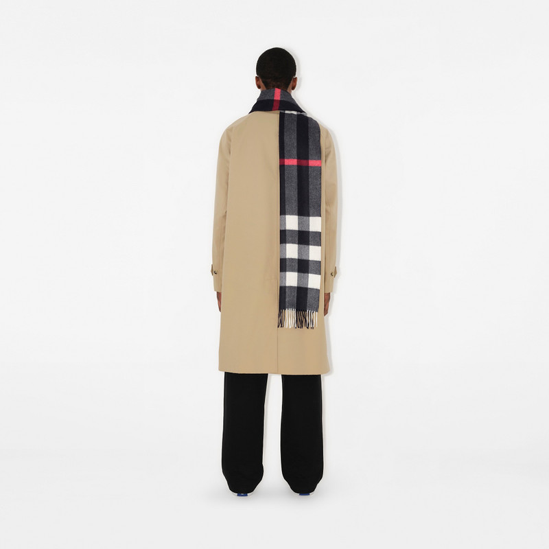 Check Cashmere Scarf 6
