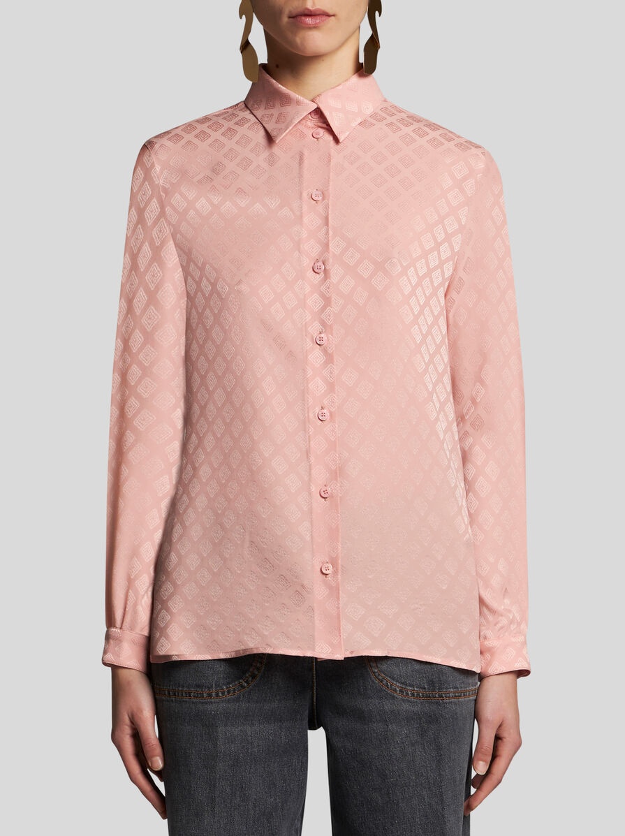 SILK JACQUARD SHIRT - 2