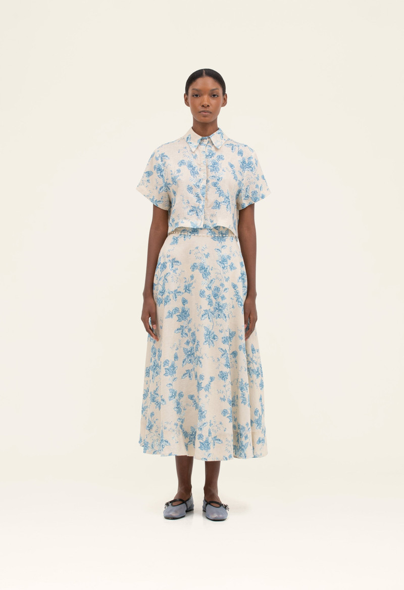 Bergamota Bougainvillea Maxi Skirt 5
