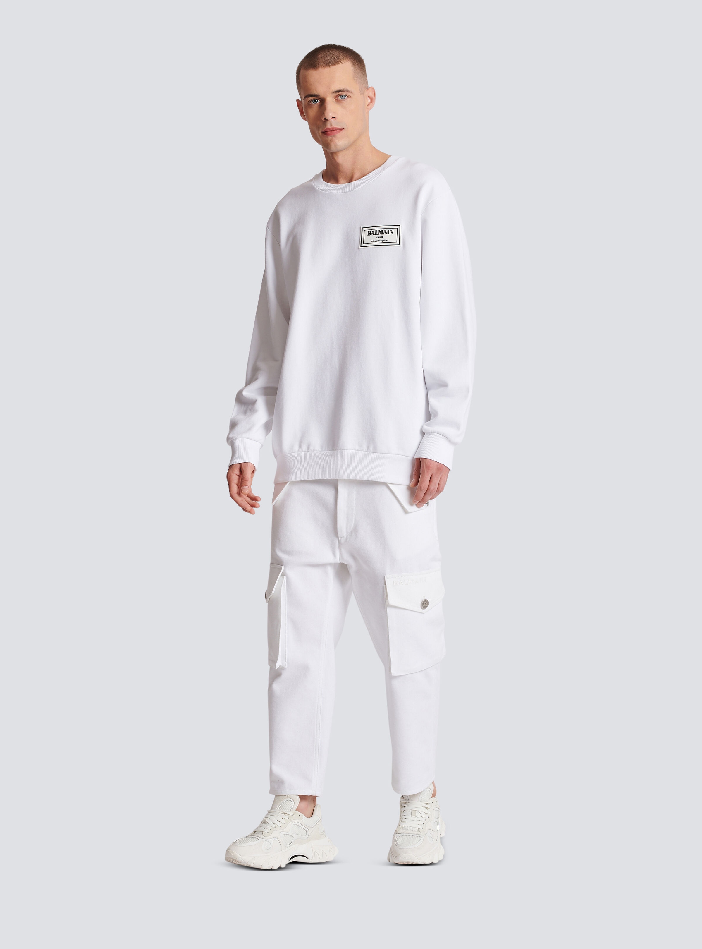 Sweatshirt with rubber patch - 2