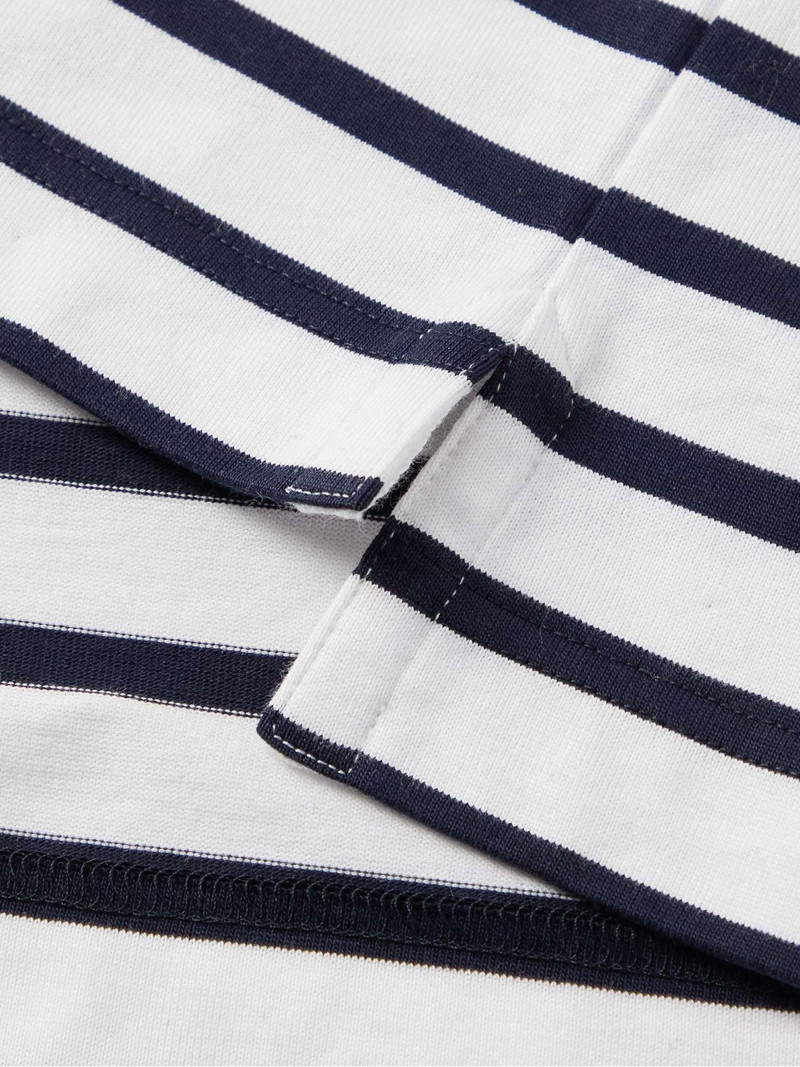 Striped Cotton-Jersey T-Shirt 5