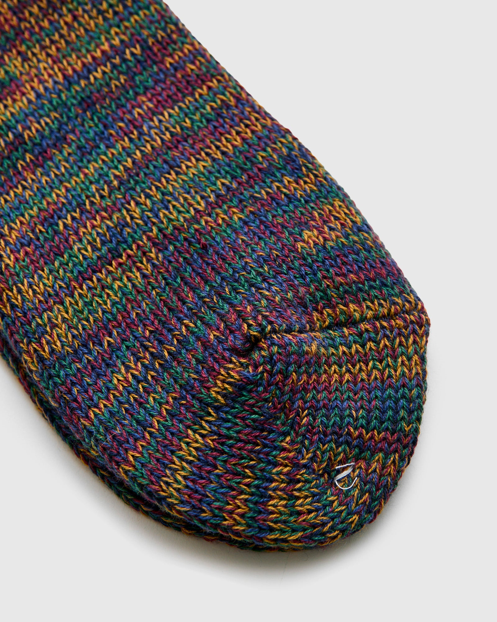 Melange Crew Sock in Ivy League - 3