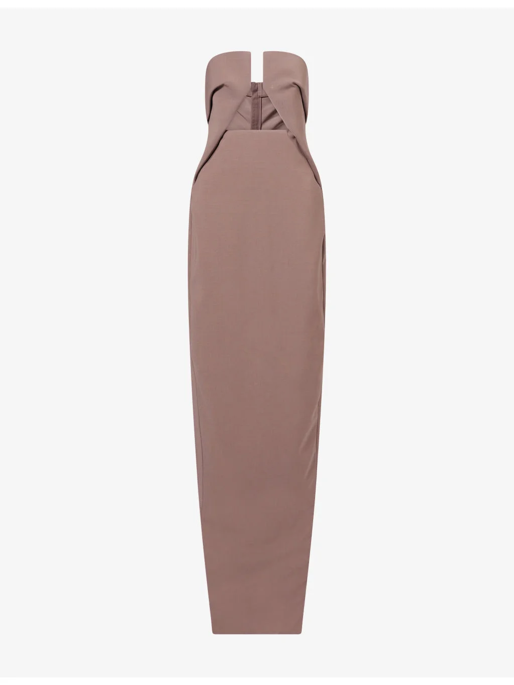 Prong Strapless Wool-Blend Gown - 1