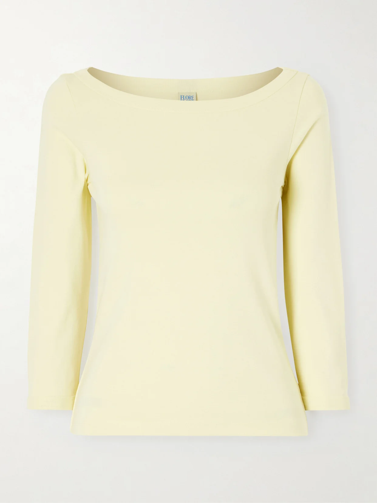 Steffi Ribbed Organic Cotton-jersey T-shirt - 1