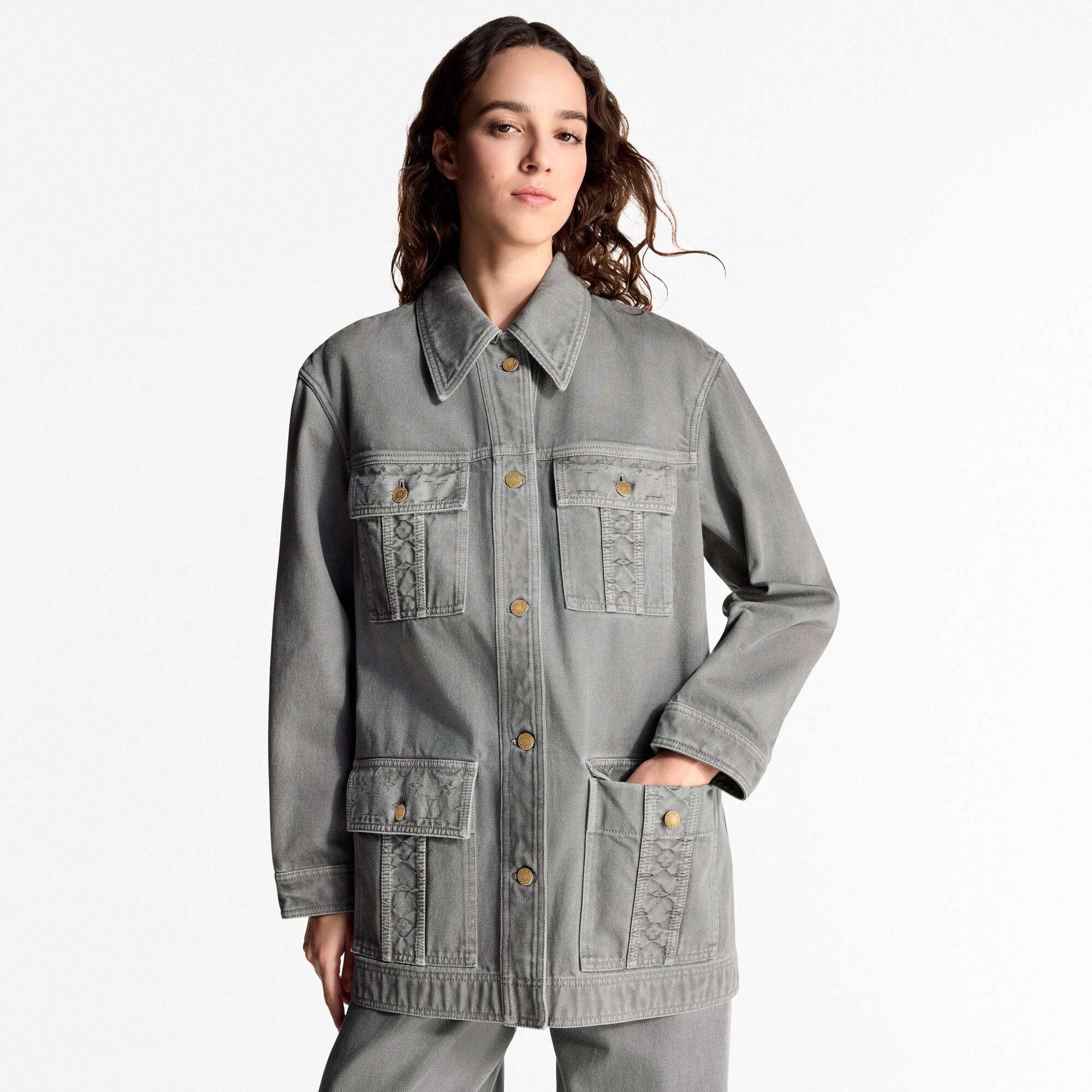 Flap Pocket Denim Jacket - 2