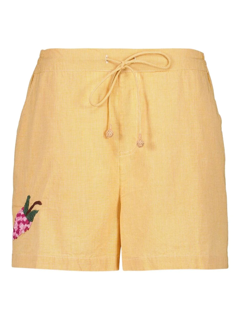 Anab embroidered-fruit drawstring shorts - 1