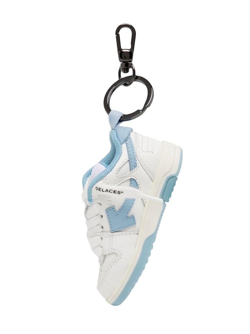 leather sneaker keyring - 1