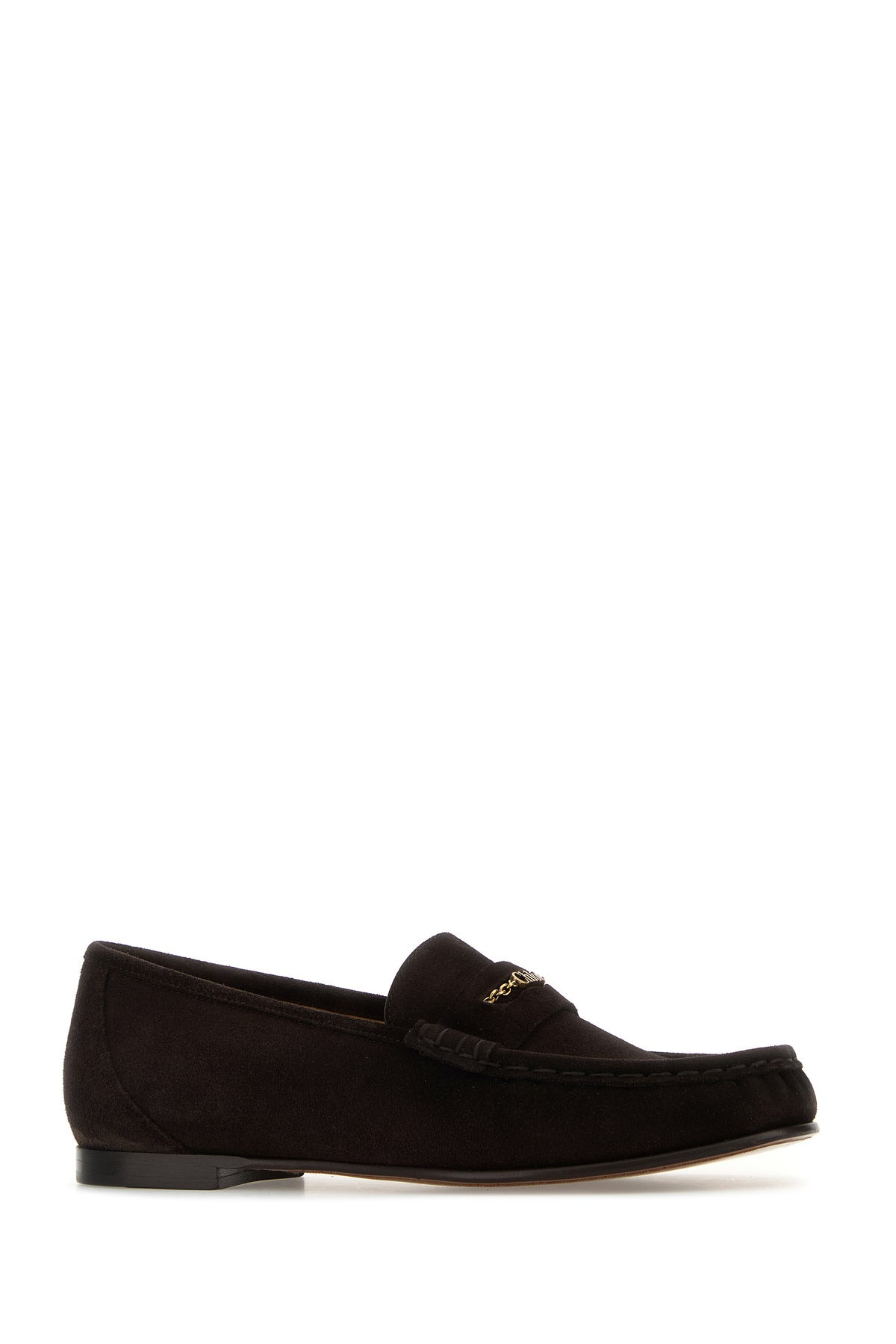 Dark brown suede loafers - 2