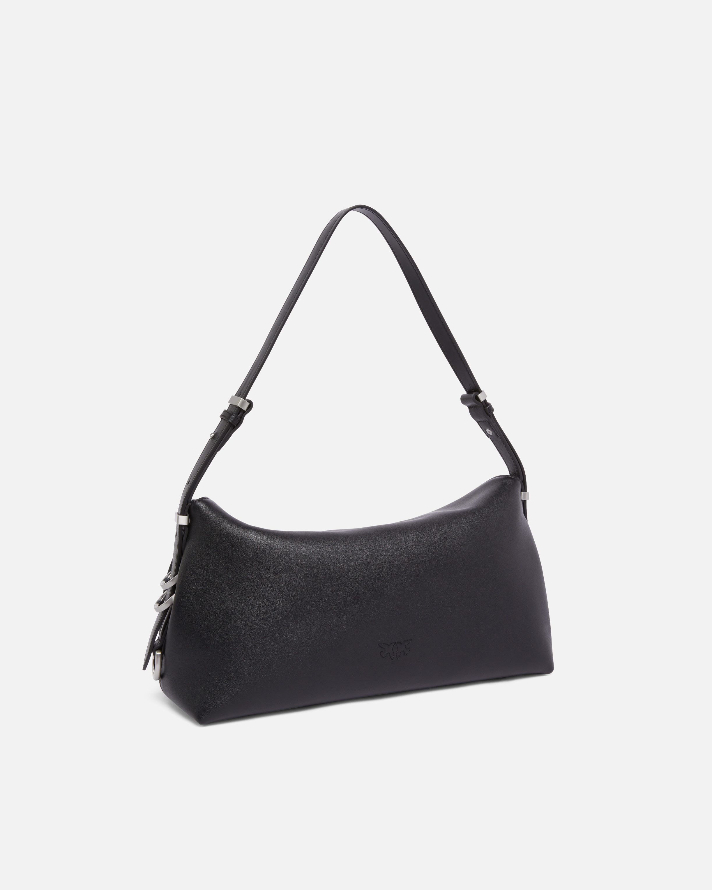 MEDIUM LEATHER SADDLE BAG BAGUETTE SHOULDER BAG - 2