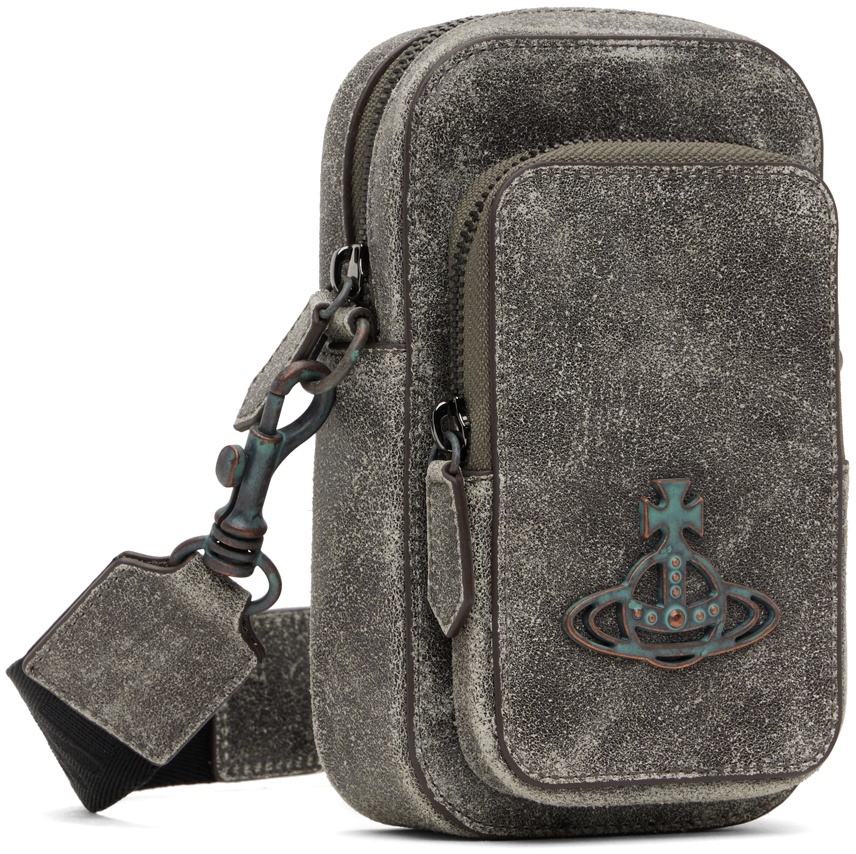 Gray Phone Crossbody Pouch - 2