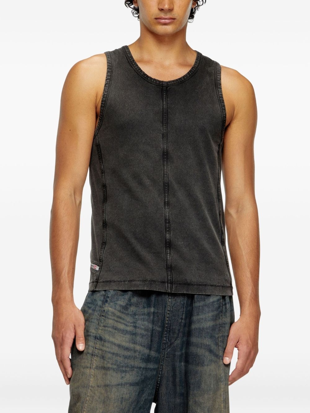 scoop-neck tank top - 4