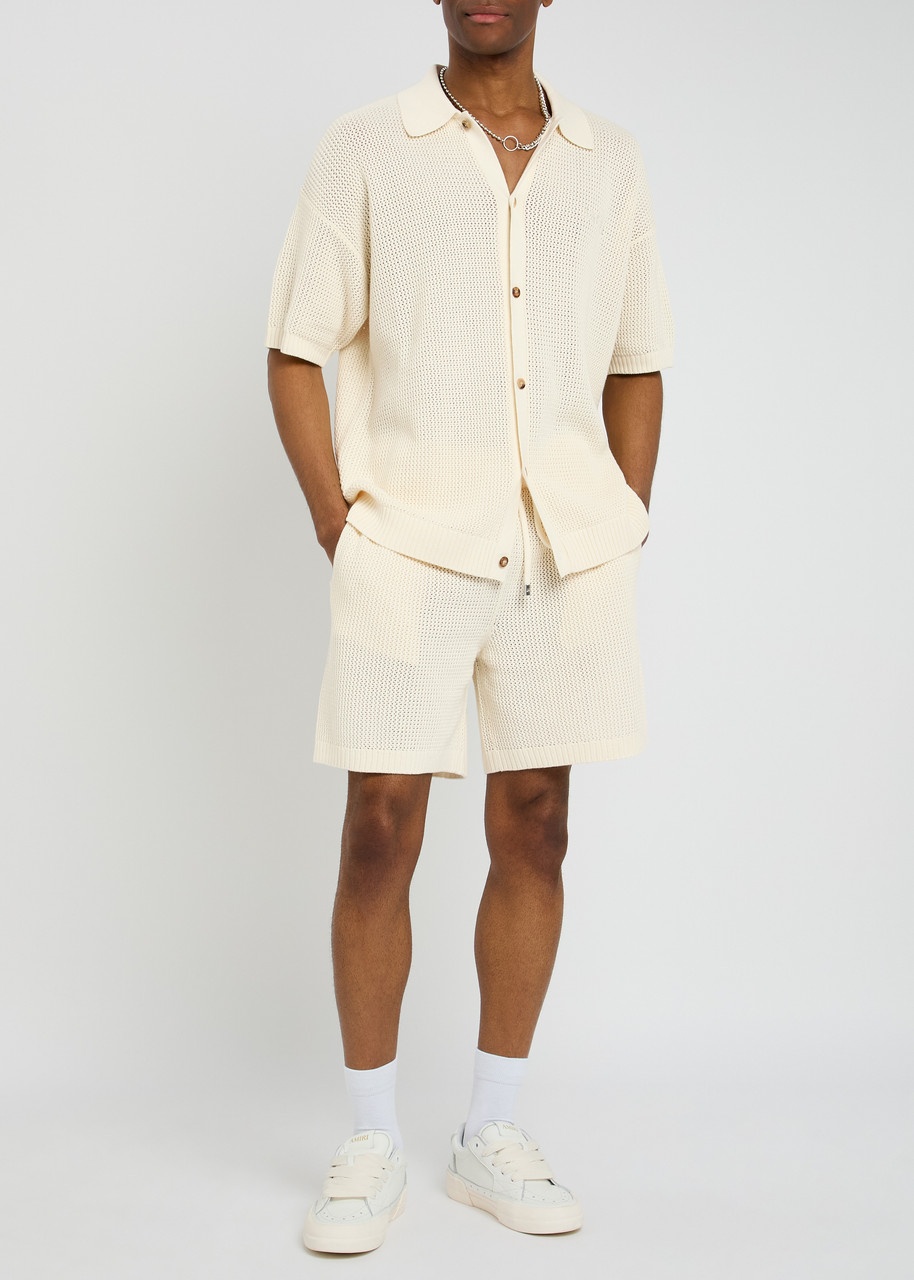 Amiri Crochet Open-knit Shirt - 4