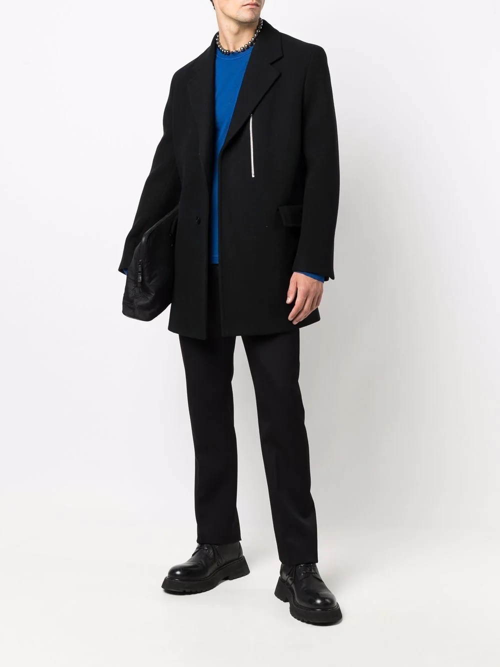 zip-pocket coat - 2