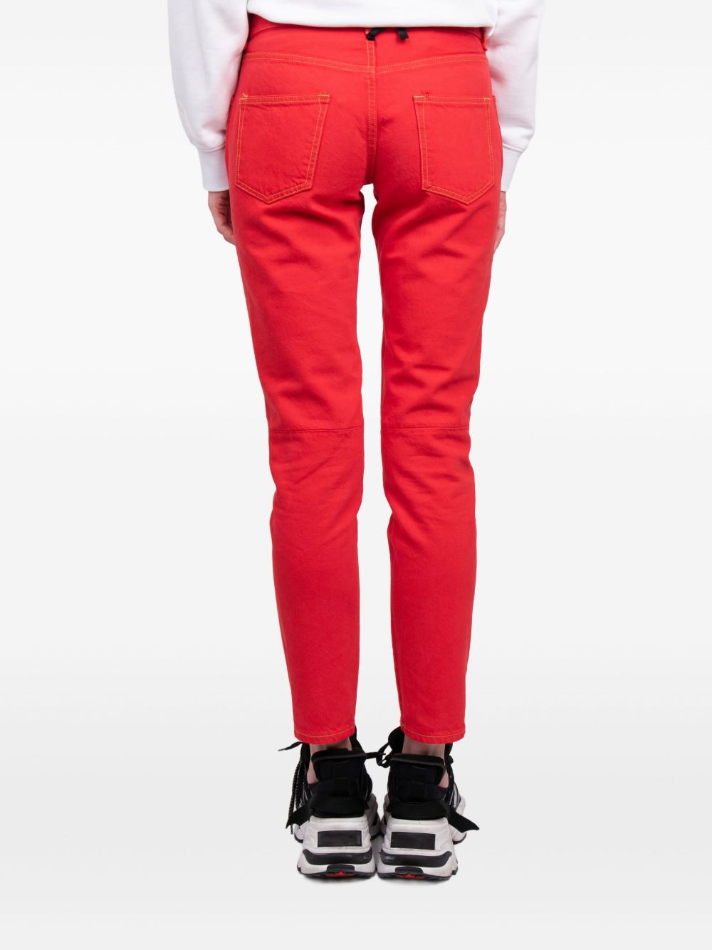 mid-rise tapered jeans - 3