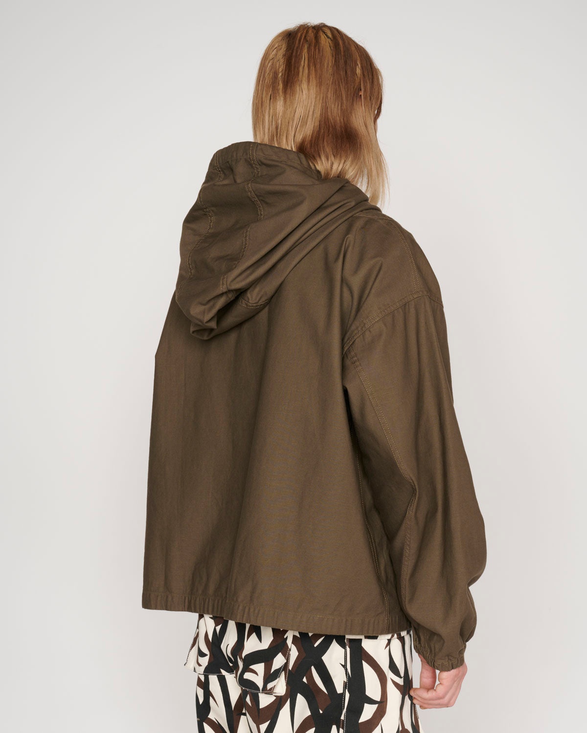 Military Cloth Smock - Olive - 6