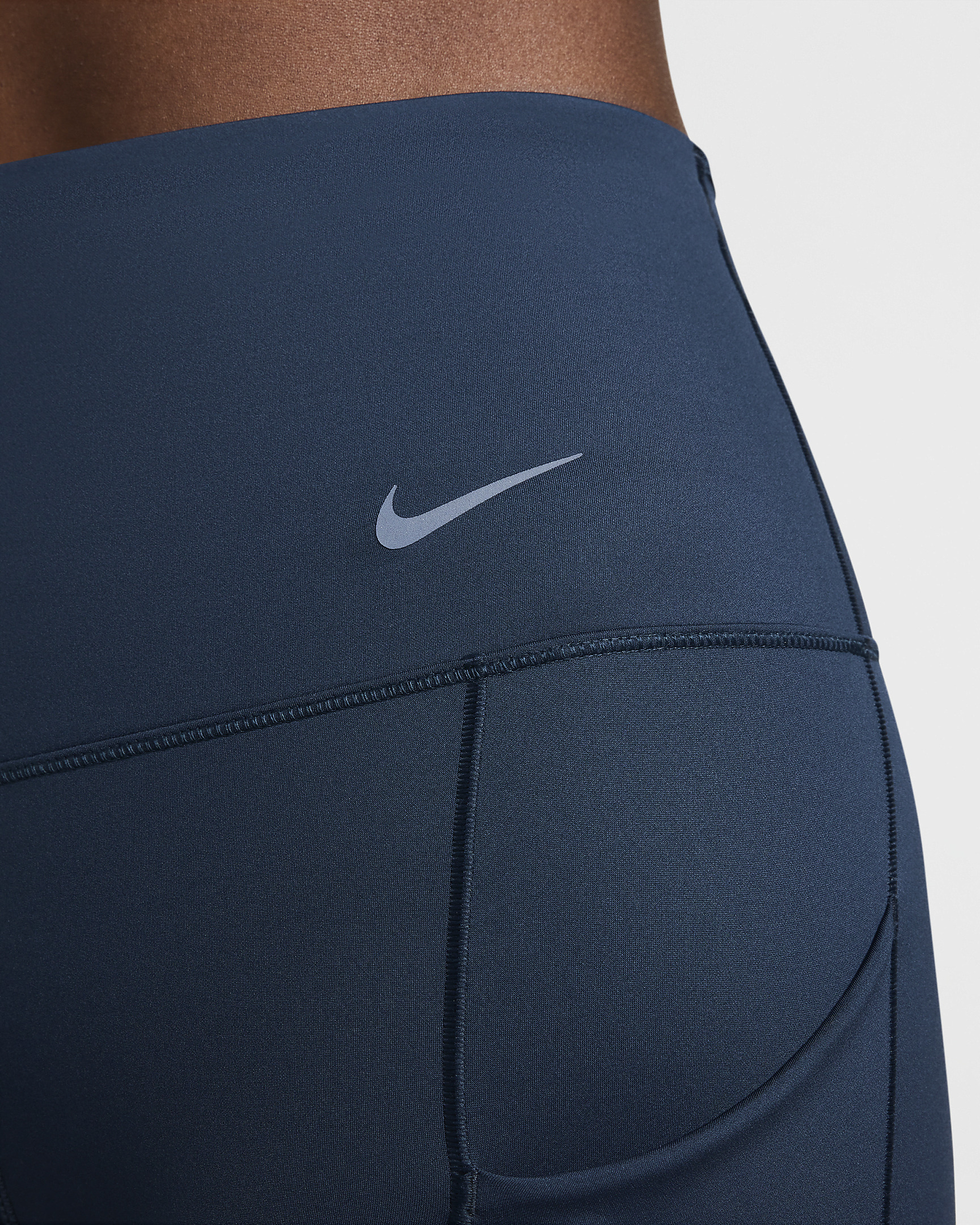 Nike Go Women's Firm-Support High-Waisted 8" Biker Shorts with Pockets - 5