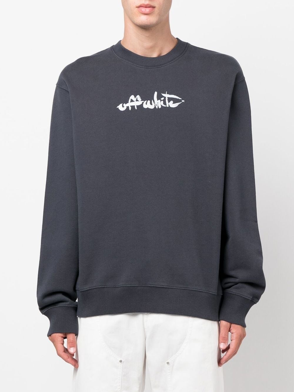 Arrows print crew neck sweatshirt - 3