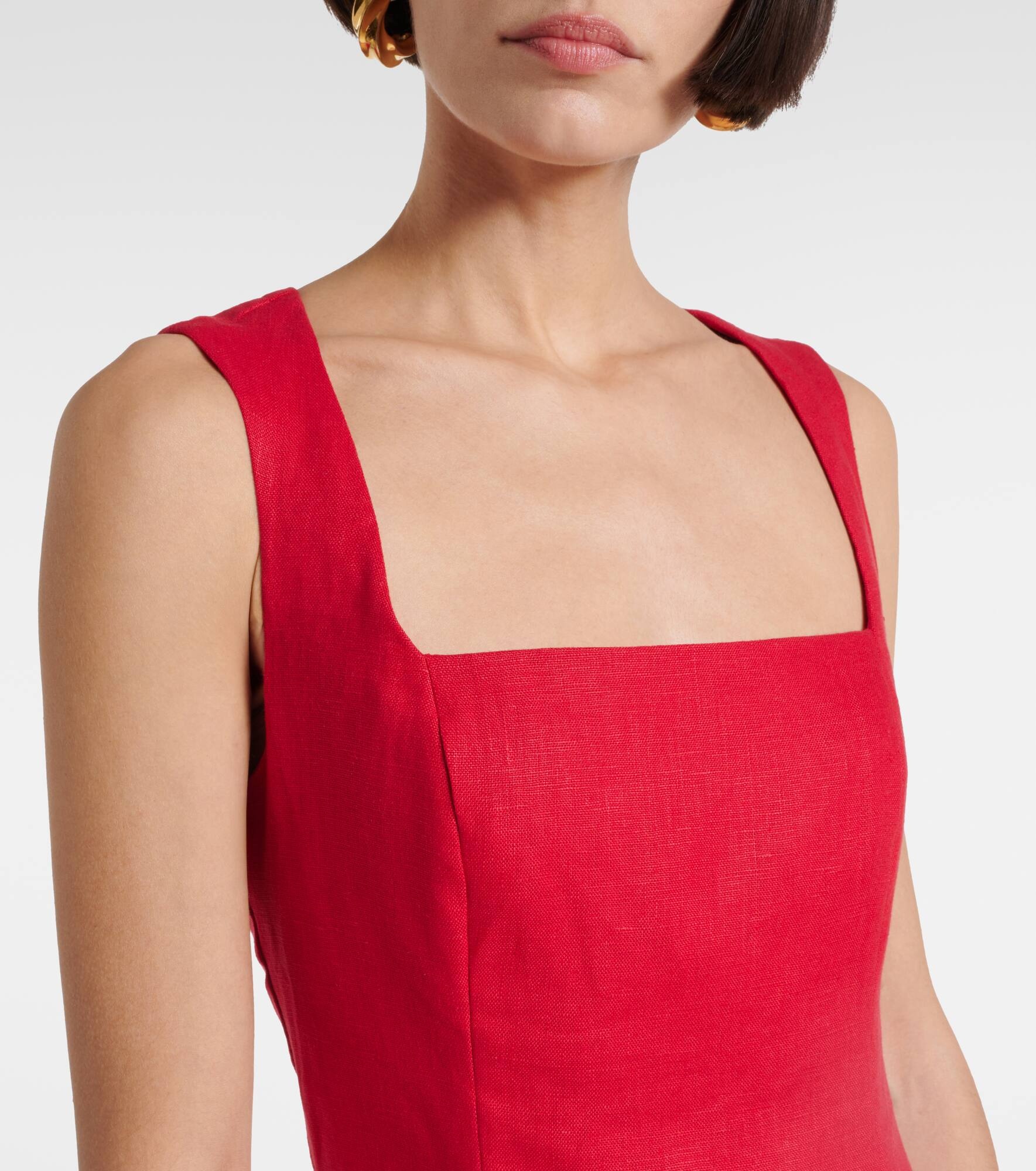 Felice linen maxi dress - 4
