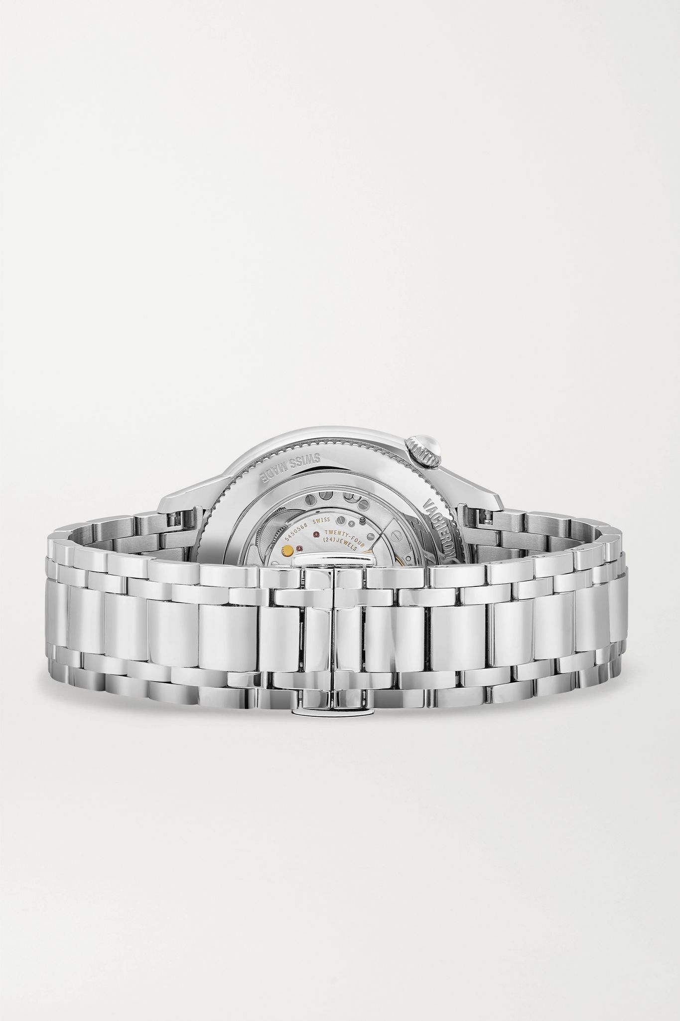 Egérie Automatic 35mm stainless steel and diamond watch - 7