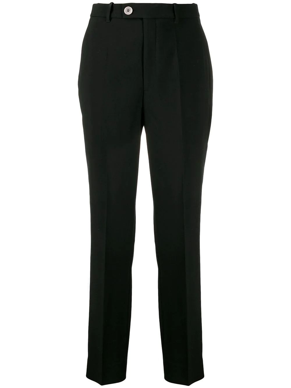 high-waisted tailored trousers - 1