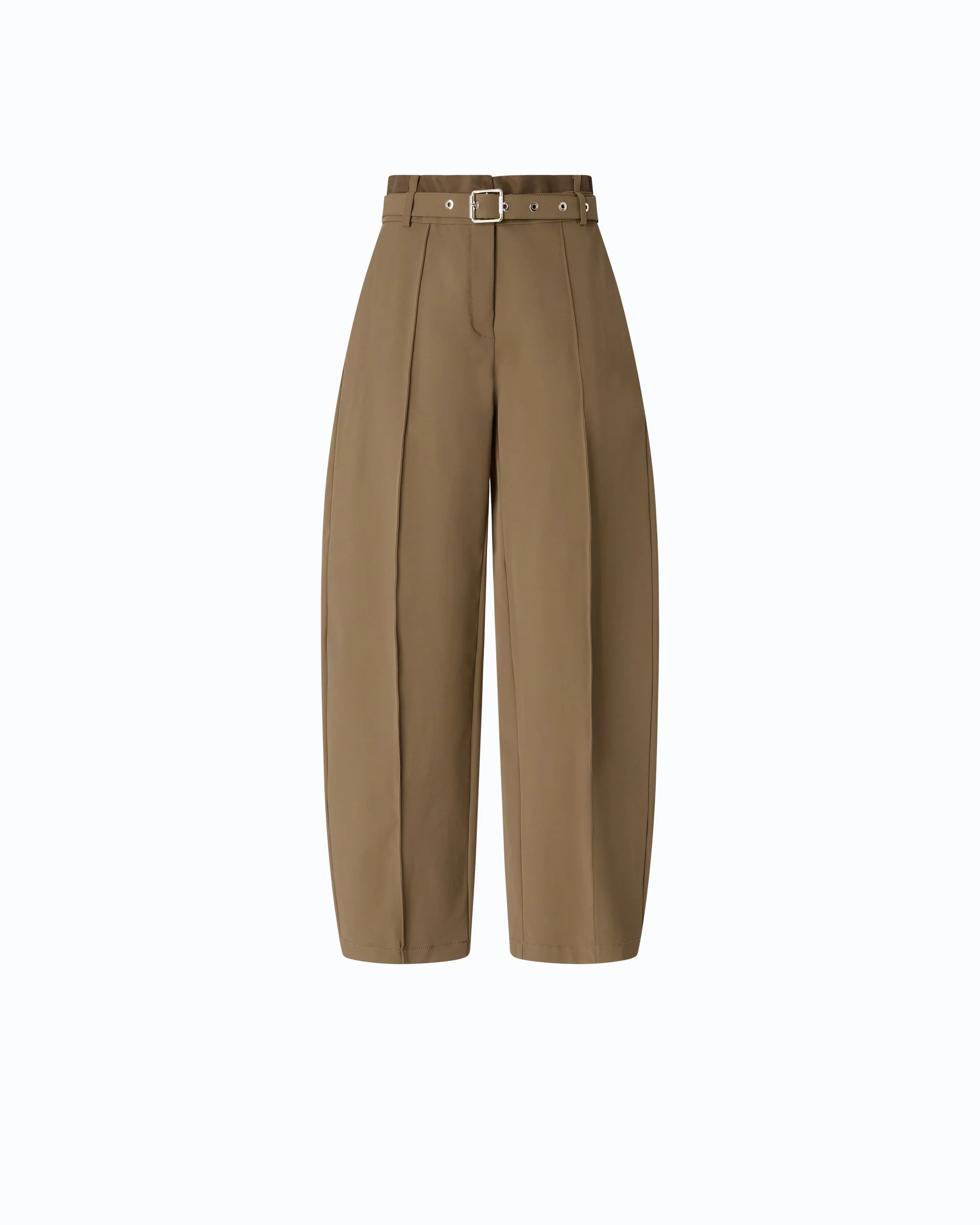 BARREL-FIT TROUSERS WITH BELT - 1