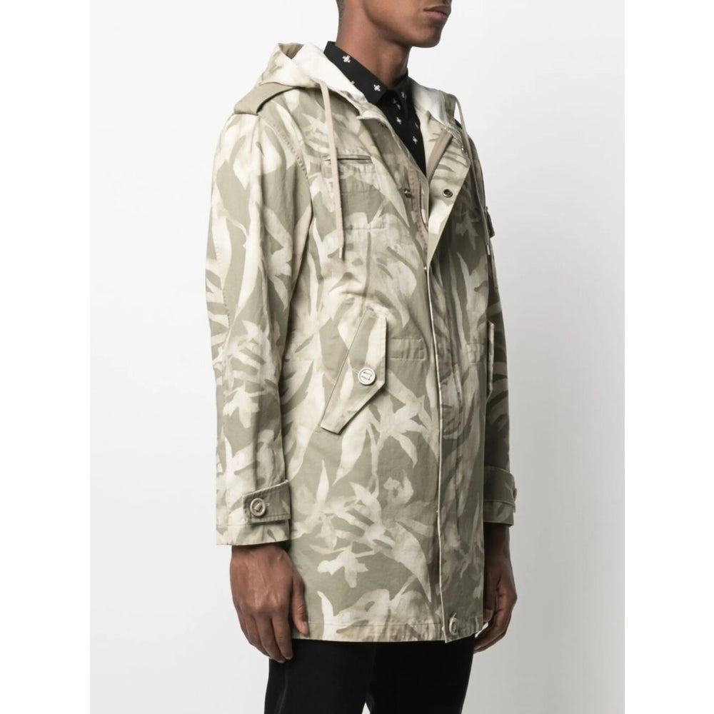 Saint Laurent Green Coats - Parkas Men - 3