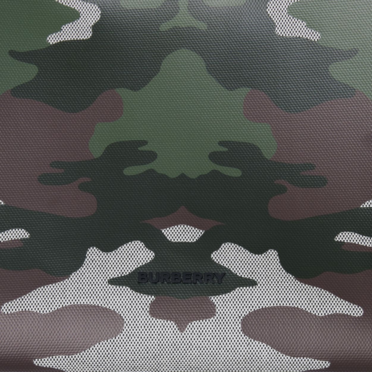 Camouflage Print Cotton Canvas Tote - 2