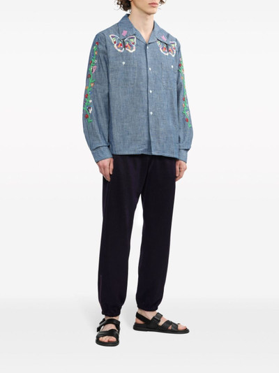 NEEDLES embroidered western shirt outlook