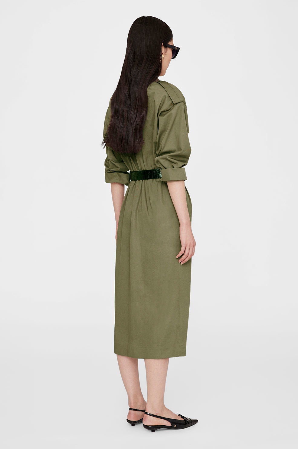 Zelda Dress - Olive - 3