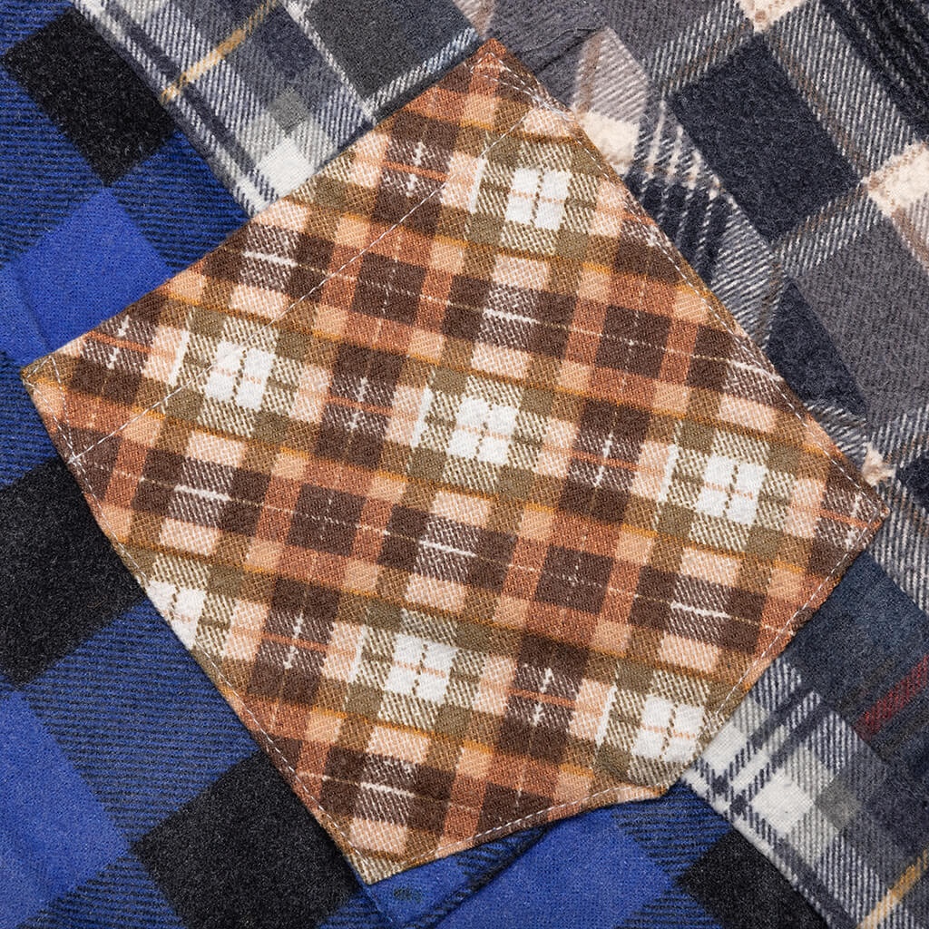 FLANNEL SHIRT 7 CUTS REFLECTION SHIRT - ASSORTED - 4