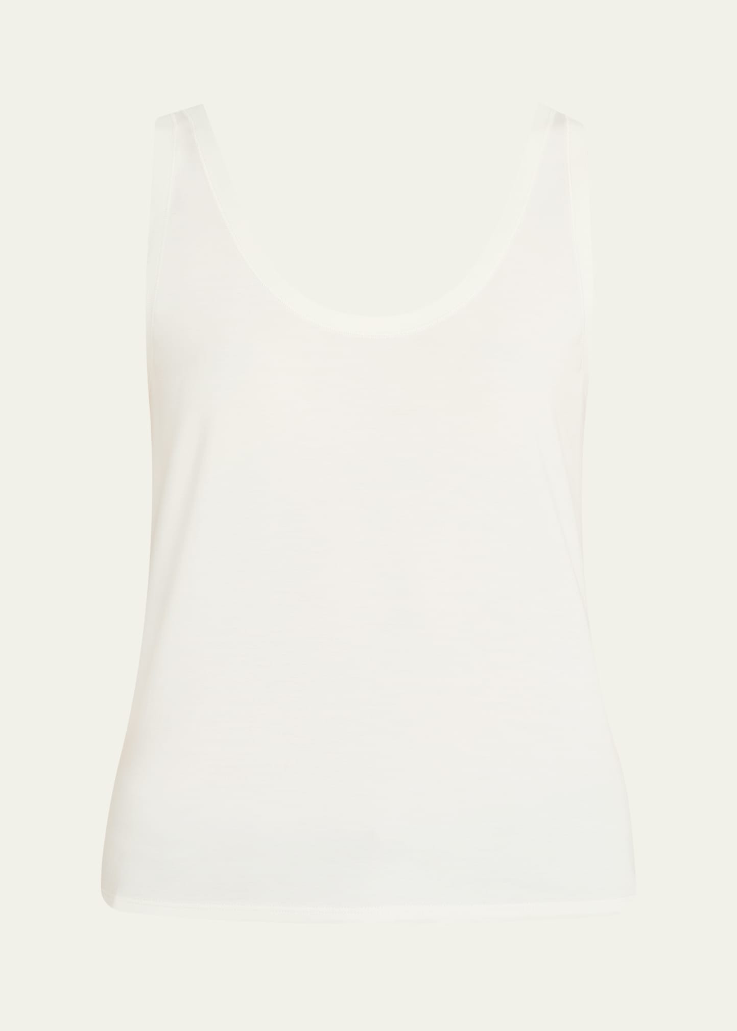 Sweater Trim Tank Top - 1